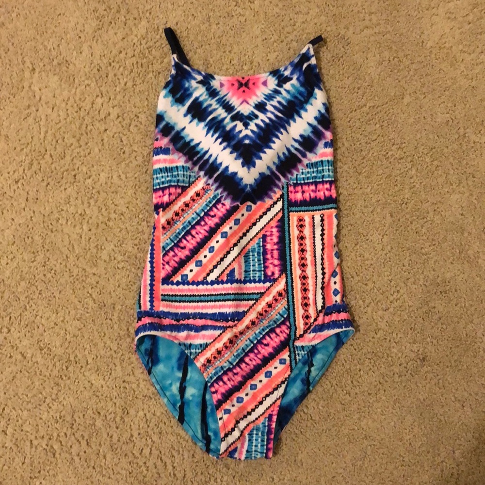 Justice Reversible One Piece Swimsuit